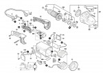 Bosch 3 603 CC6 030 PWS 2000-230 JE Angle Grinder Spare Parts